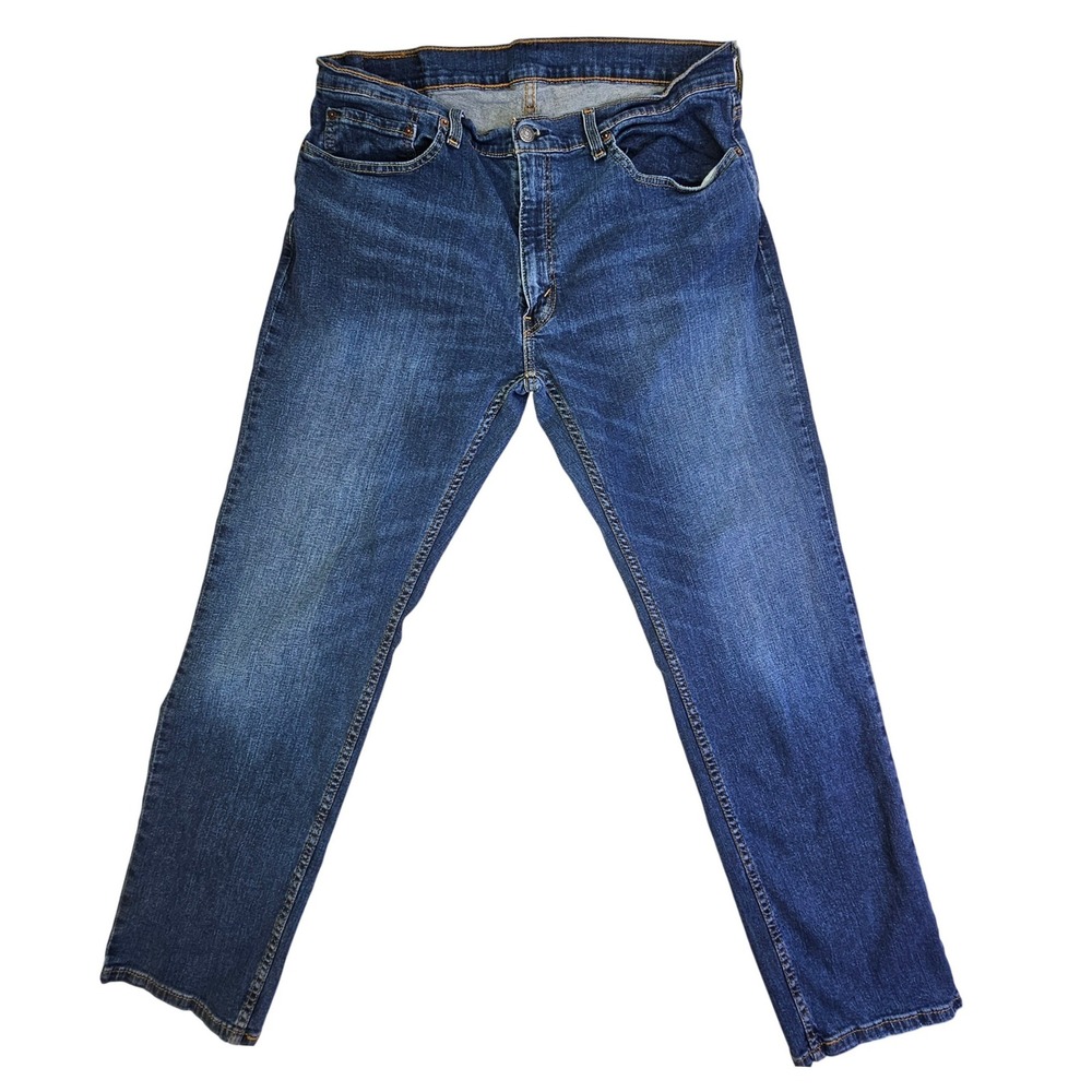 Levi Strauss Co 505 Regular‎ Fit Blue Denim Jeans Mens W36 L32